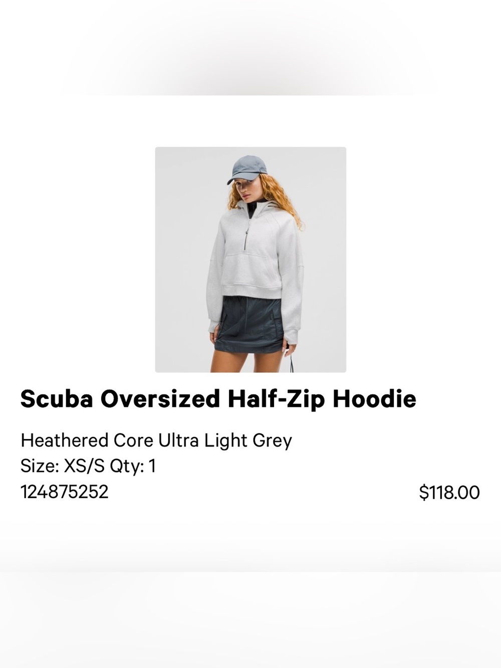 Lululemon Scuba Oversized Half-Zip Hoodie